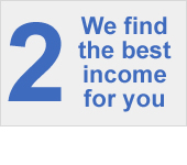 We find the best income for you